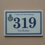 Toponomastica Numeri Civici Gres Porcellanato 1