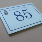 Toponomastica Numeri Civici Gres Smaltato VL